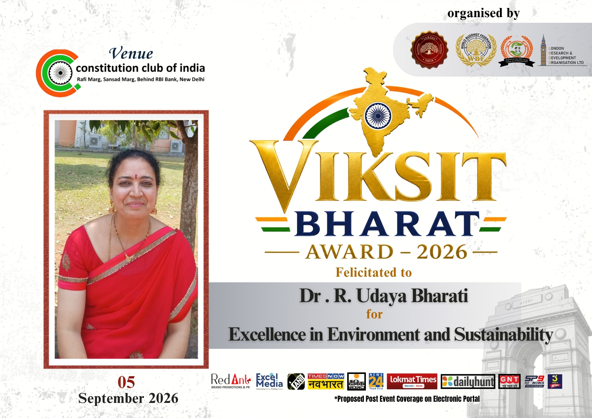Dr . R. Udaya Bharati